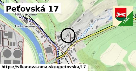 Peťovská 17, Vlkanová