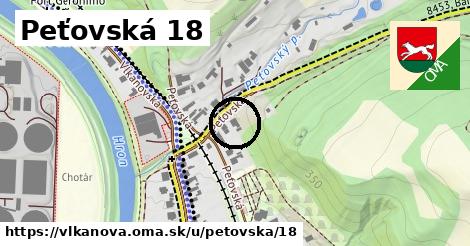 Peťovská 18, Vlkanová