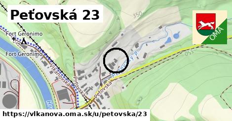 Peťovská 23, Vlkanová