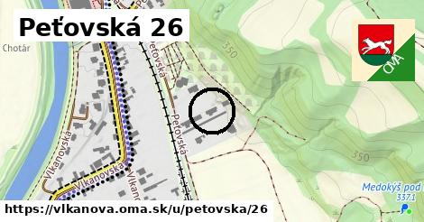 Peťovská 26, Vlkanová