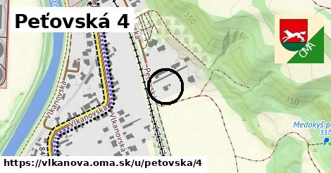 Peťovská 4, Vlkanová