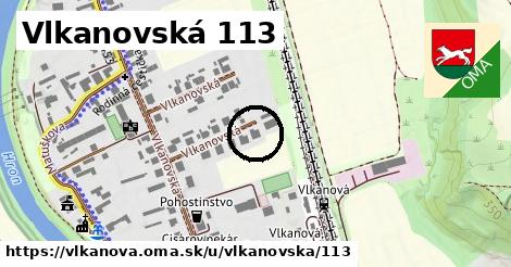 Vlkanovská 113, Vlkanová