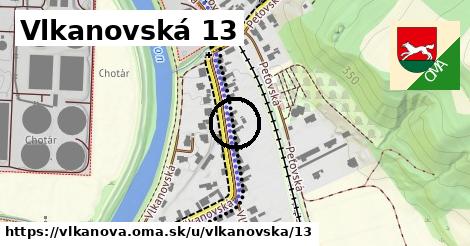 Vlkanovská 13, Vlkanová