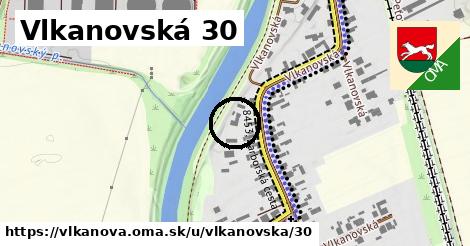 Vlkanovská 30, Vlkanová