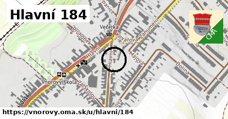 Hlavní 184, Vnorovy