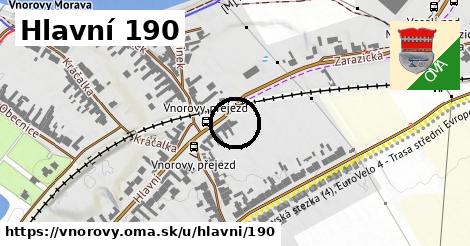 Hlavní 190, Vnorovy