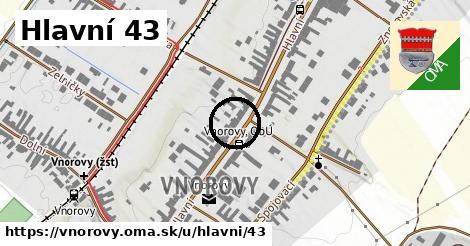 Hlavní 43, Vnorovy