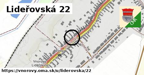 Lideřovská 22, Vnorovy