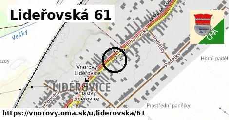 Lideřovská 61, Vnorovy