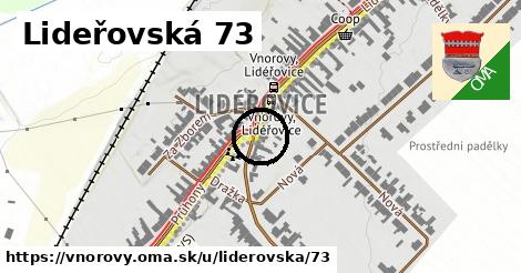 Lideřovská 73, Vnorovy
