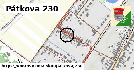 Pátkova 230, Vnorovy