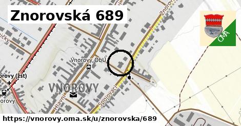 Znorovská 689, Vnorovy