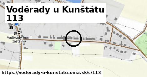 Voděrady u Kunštátu <span class="supisne">113</span>