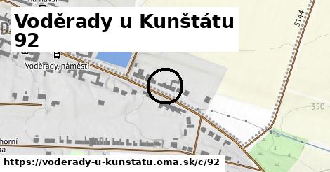 Voděrady u Kunštátu <span class="supisne">92</span>