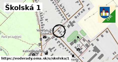 Školská 1, Voderady