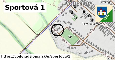 Športová 1, Voderady