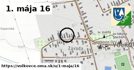 1. mája 16, Volkovce
