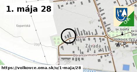 1. mája 28, Volkovce