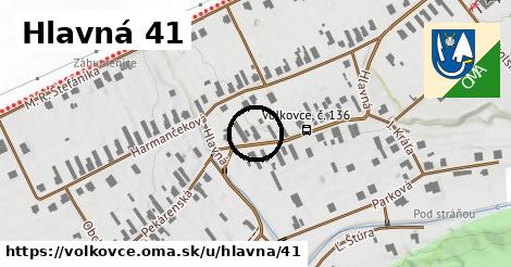 Hlavná 41, Volkovce