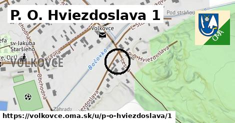 P. O. Hviezdoslava 1, Volkovce