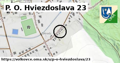 P. O. Hviezdoslava 23, Volkovce