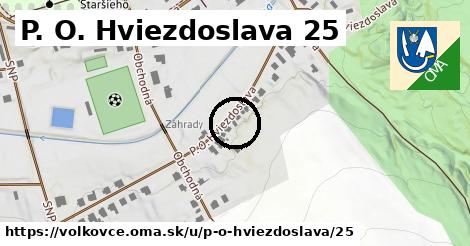 P. O. Hviezdoslava 25, Volkovce