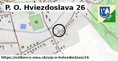 P. O. Hviezdoslava 26, Volkovce