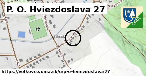 P. O. Hviezdoslava 27, Volkovce