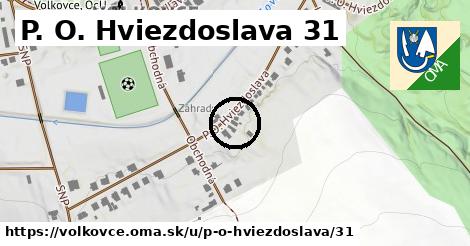 P. O. Hviezdoslava 31, Volkovce