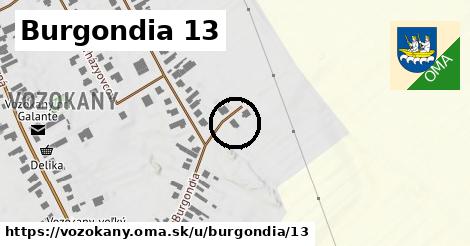 Burgondia 13, Vozokany