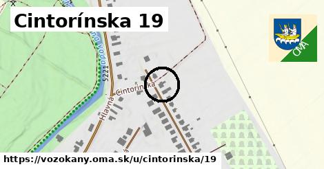 Cintorínska 19, Vozokany