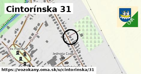 Cintorínska 31, Vozokany