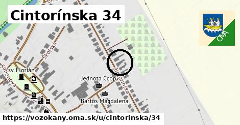 Cintorínska 34, Vozokany