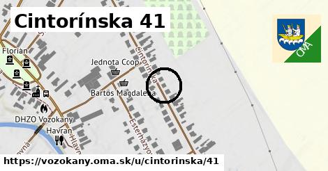 Cintorínska 41, Vozokany