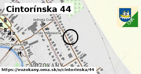 Cintorínska 44, Vozokany