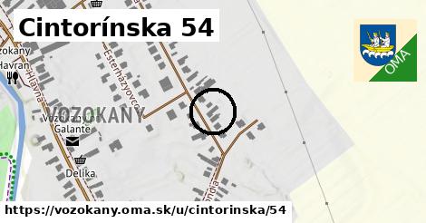 Cintorínska 54, Vozokany