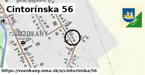 Cintorínska 56, Vozokany