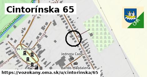 Cintorínska 65, Vozokany