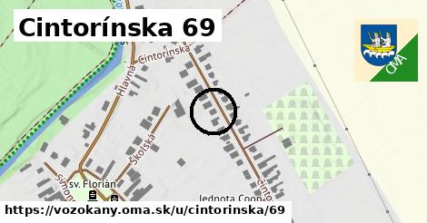 Cintorínska 69, Vozokany