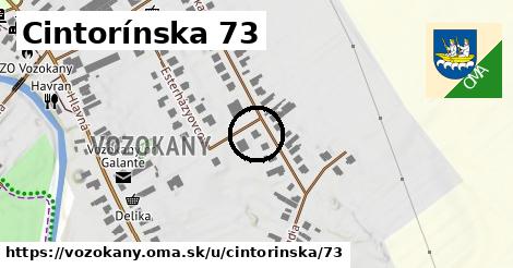 Cintorínska 73, Vozokany