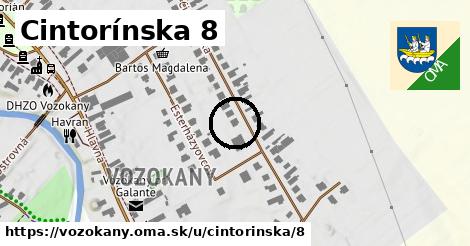 Cintorínska 8, Vozokany