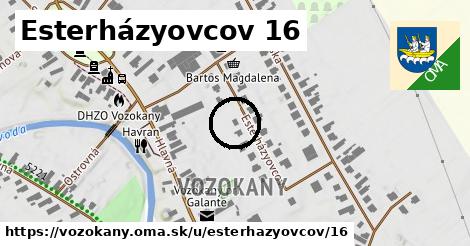 Esterházyovcov 16, Vozokany