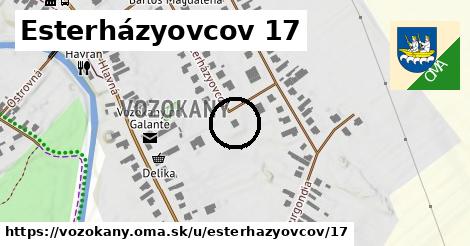 Esterházyovcov 17, Vozokany