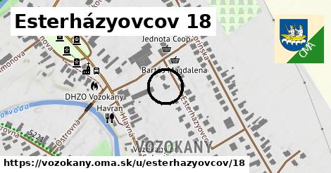 Esterházyovcov 18, Vozokany