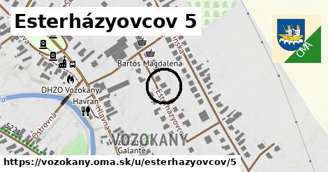 Esterházyovcov 5, Vozokany