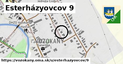 Esterházyovcov 9, Vozokany