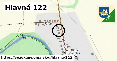 Hlavná 122, Vozokany