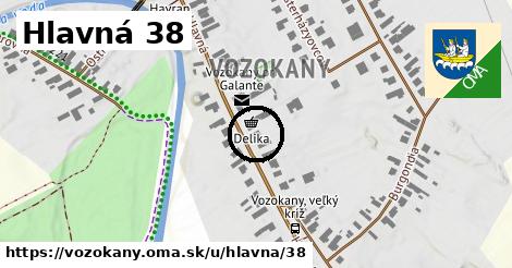 Hlavná 38, Vozokany