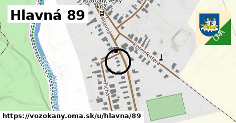 Hlavná 89, Vozokany