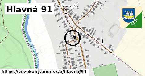 Hlavná 91, Vozokany